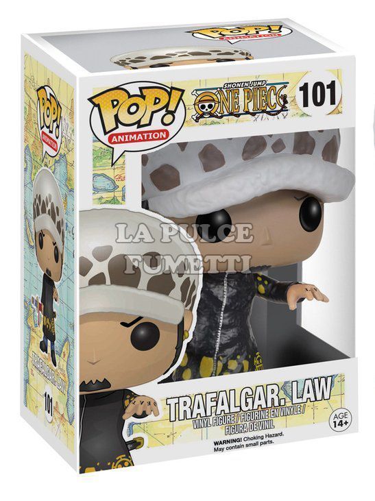 ONE PIECE: TRAFALGAR. LAW - VINYL FIGURE #   101 - POP FUNKO 